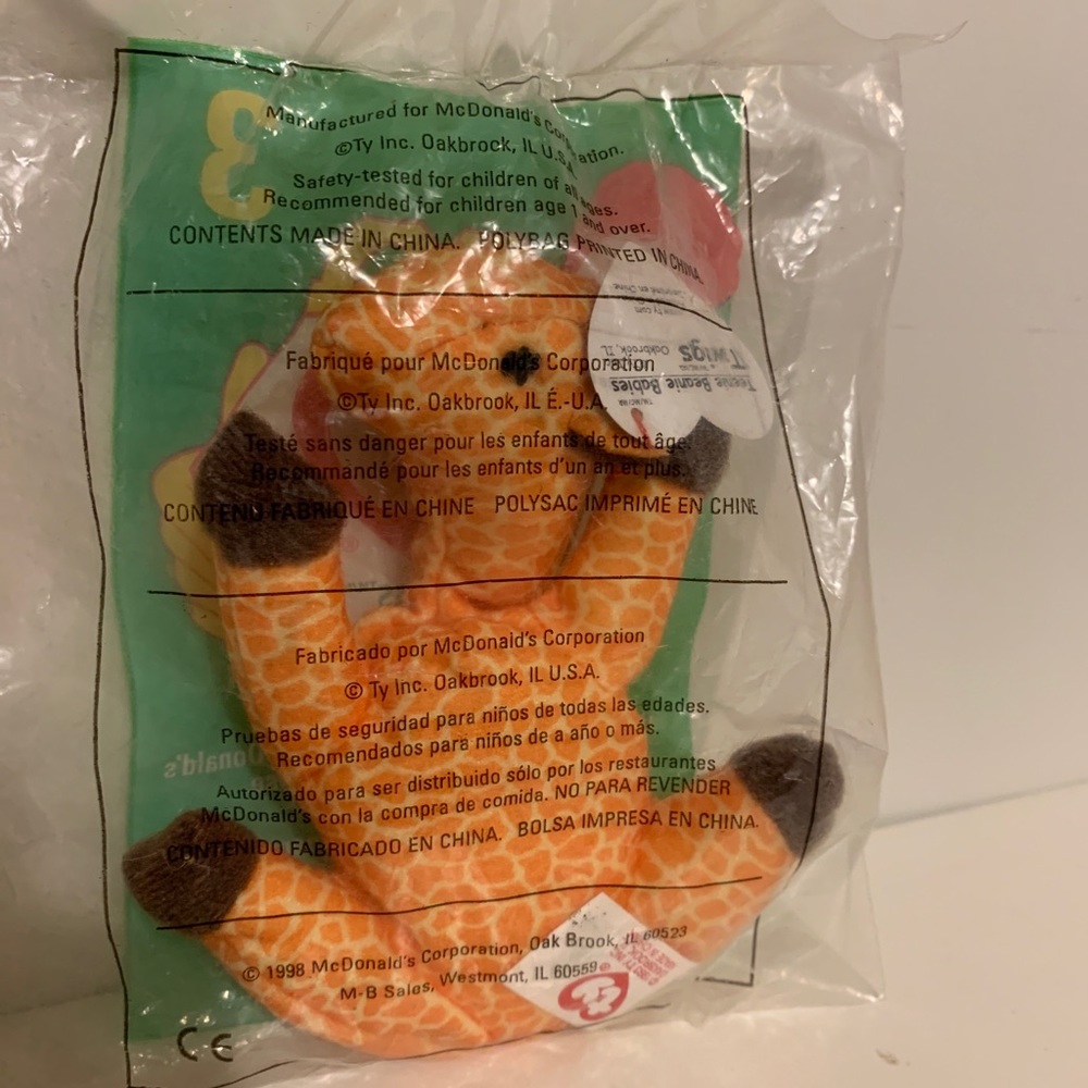McDonalds 1998 #3Teenie Beanie Babies Twigs